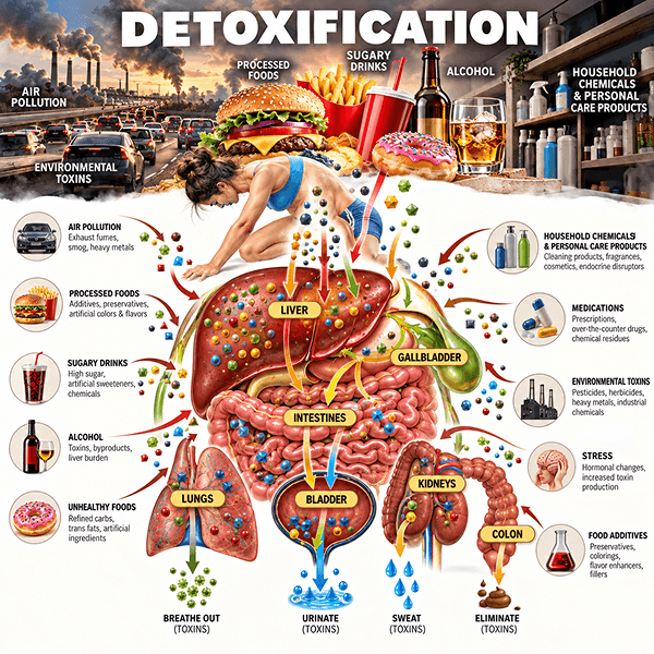 Lifestyle Toxins and Detoxification Pathways. Vitality Blueprint Detox and Cleanse Approach